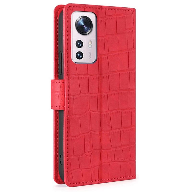 δερματινη θηκη Xiaomi 12 Pro Ana Faux Crocodile Leather