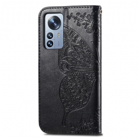 Κάλυμμα Xiaomi 12 Pro Butterfly Relief