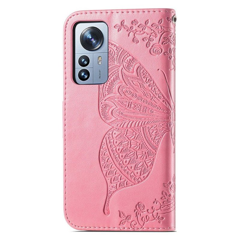 Κάλυμμα Xiaomi 12 Pro Butterfly Relief