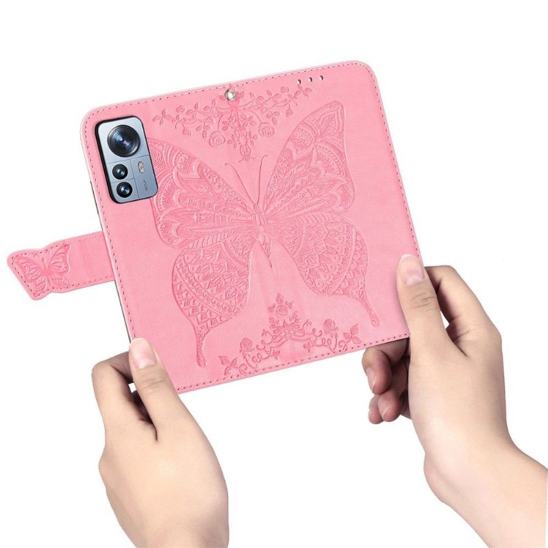 Κάλυμμα Xiaomi 12 Pro Butterfly Relief