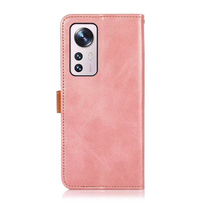 Κάλυμμα Xiaomi 12 Pro Khazneh Bicolor Faux Leather