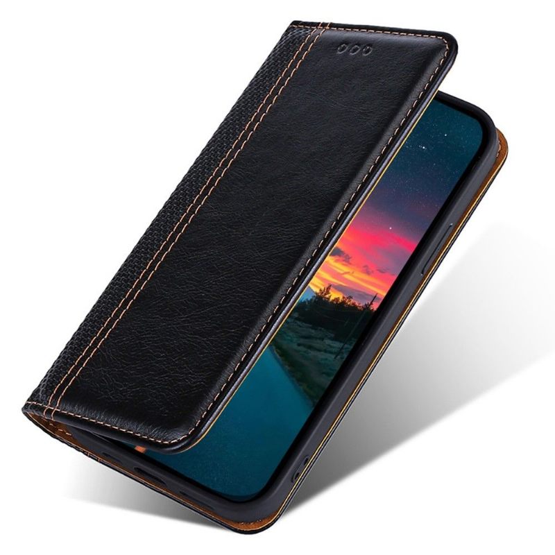 Κάλυμμα Xiaomi 12 Pro Θήκη Flip Ραφή Με Flip Folio