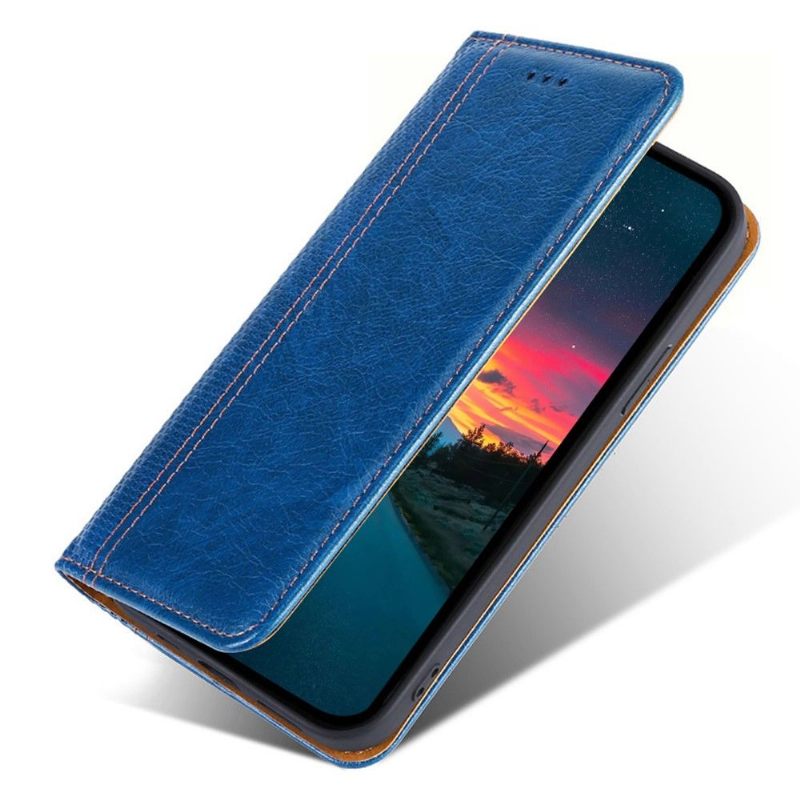 Κάλυμμα Xiaomi 12 Pro Θήκη Flip Ραφή Με Flip Folio