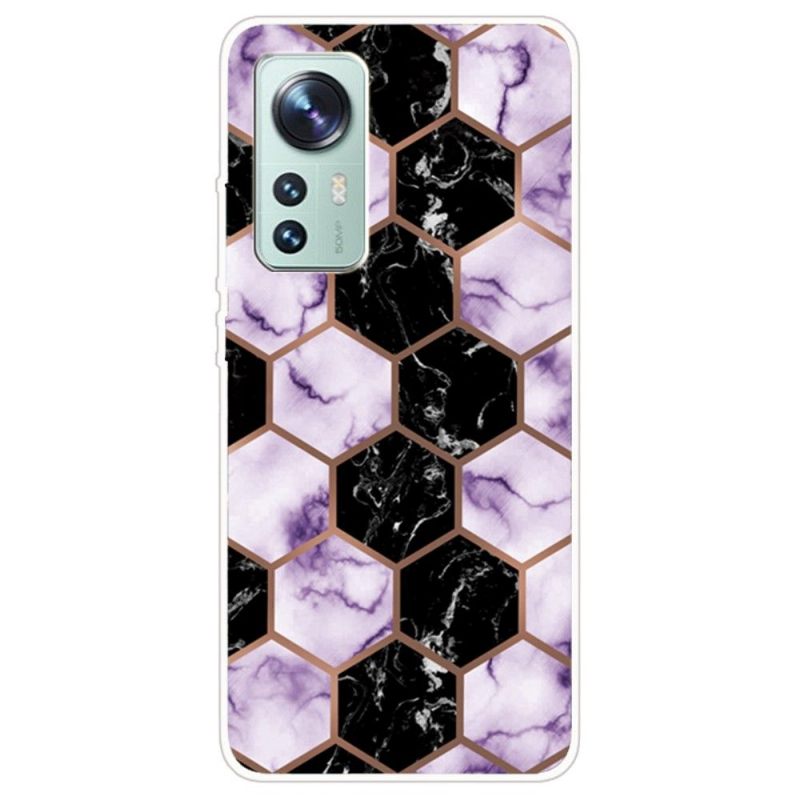 Θήκη Xiaomi 12 Pro Marble Geometry 0016 Series