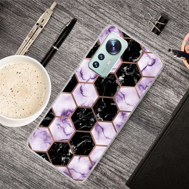 Θήκη Xiaomi 12 Pro Marble Geometry 0016 Series