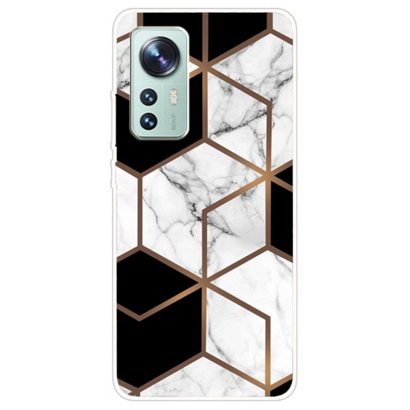 Θήκη Xiaomi 12 Pro Marble Geometry 0016 Series