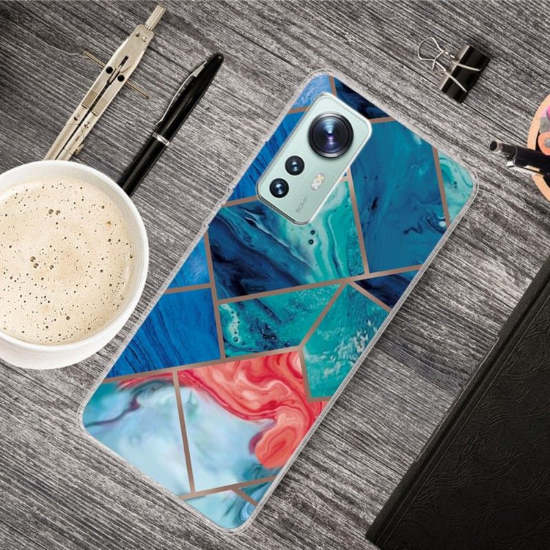 Θήκη Xiaomi 12 Pro Marble Geometry 0022 Series