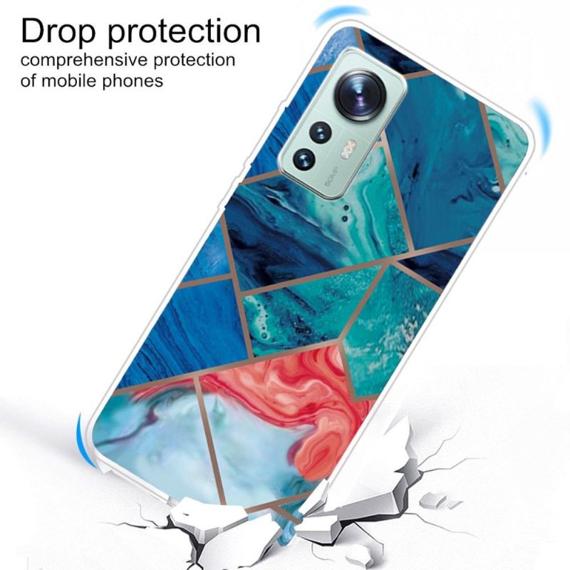 Θήκη Xiaomi 12 Pro Marble Geometry 0022 Series