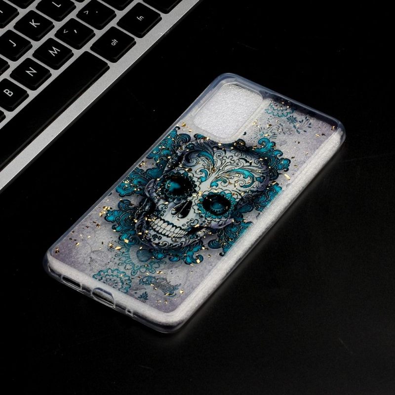 θηκη κινητου Samsung Galaxy A51 Floral Skull