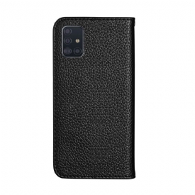 θηκη κινητου Samsung Galaxy A51 Θήκη Flip Grained Faux Leather