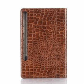 Κάλυμμα Samsung Galaxy Tab S6 Faux Leather Croc Effect