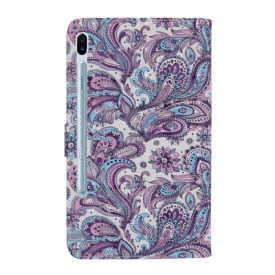 Κάλυμμα Samsung Galaxy Tab S6 Paisley Flower