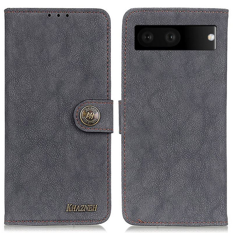 Κάλυμμα Google Pixel 7 Khazneh Split Leather