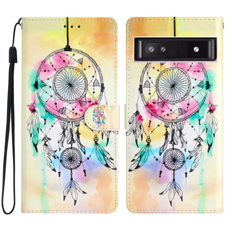 Κάλυμμα Google Pixel 7A με κορδονι Strap Dream Catcher