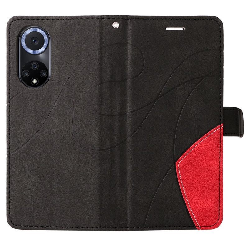 Κάλυμμα Honor 50 Δίχρωμο Signature Faux Leather