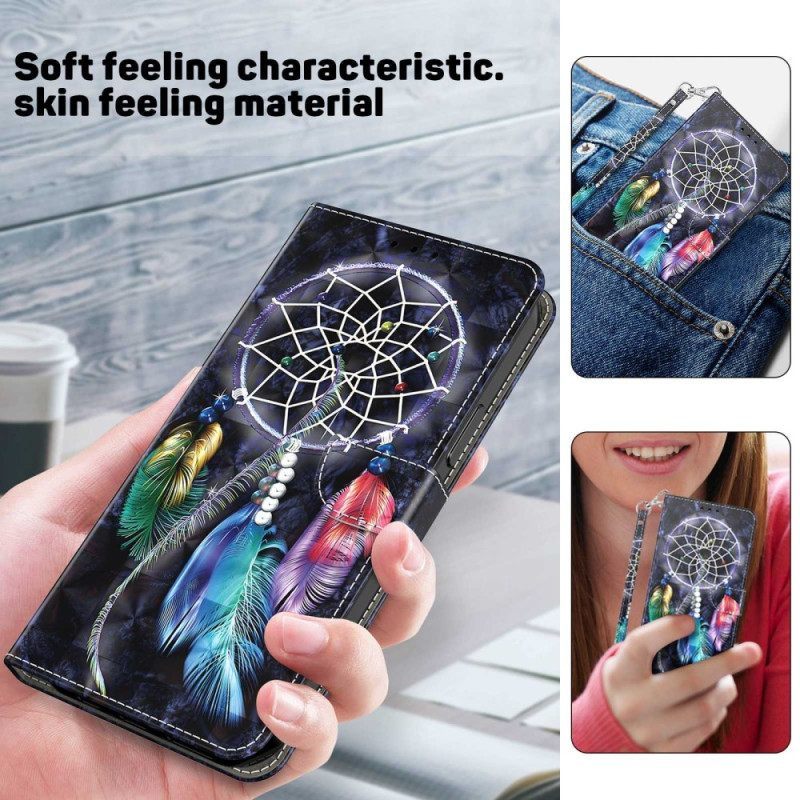 Κάλυμμα iPhone 14 με κορδονι Strap Dream Catcher