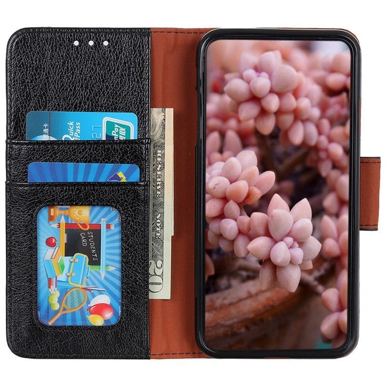 Κάλυμμα iPhone 14 Plus Split Nappa Leather