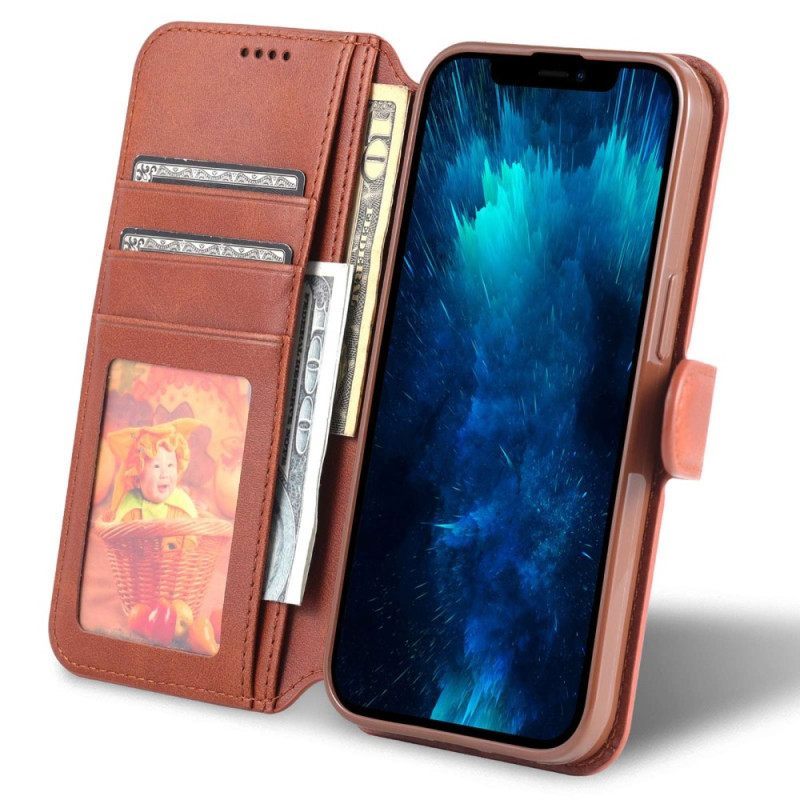 Κάλυμμα iPhone 14 Pro Azns Faux Leather