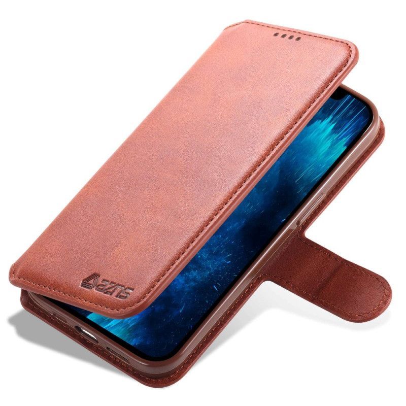 Κάλυμμα iPhone 14 Pro Azns Faux Leather