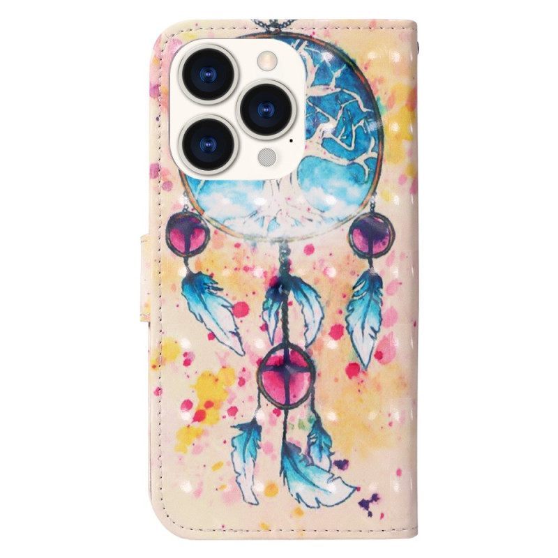 Κάλυμμα iPhone 14 Pro Max Ακουαρέλα Dream Catcher