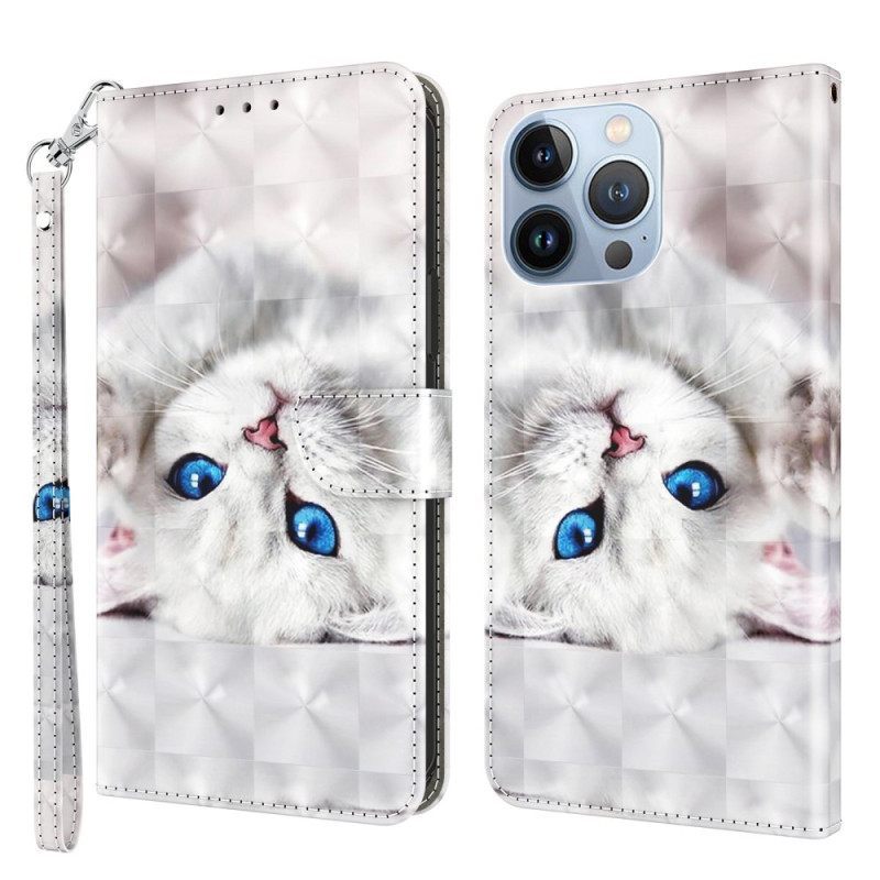 Κάλυμμα iPhone 14 Pro με κορδονι Μόνο Thong Cats