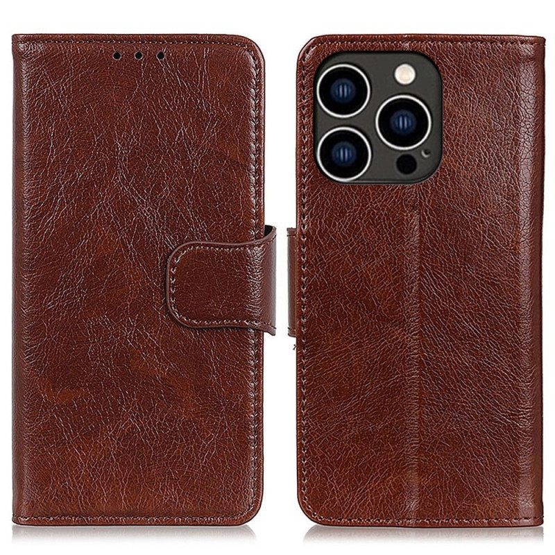 Κάλυμμα iPhone 14 Pro Split Nappa Leather