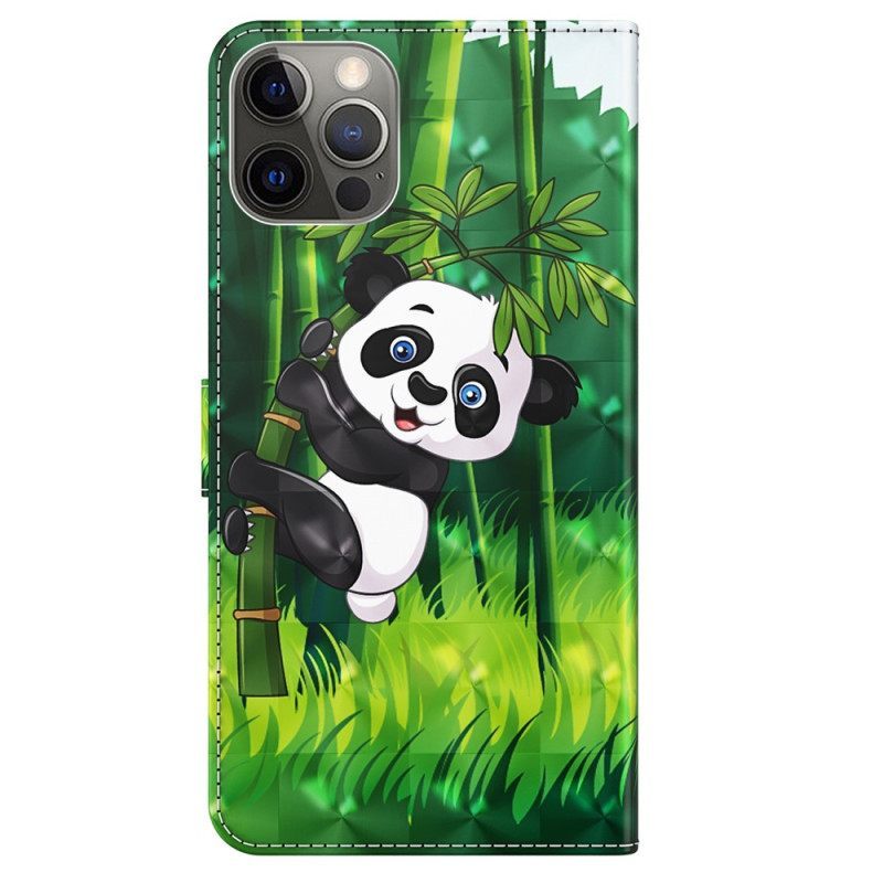 Κάλυμμα iPhone 15 Plus με κορδονι 3d Bamboo Panda Με Λουράκι