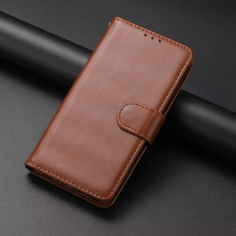 Κάλυμμα iPhone 15 Plus Sober Faux Leather