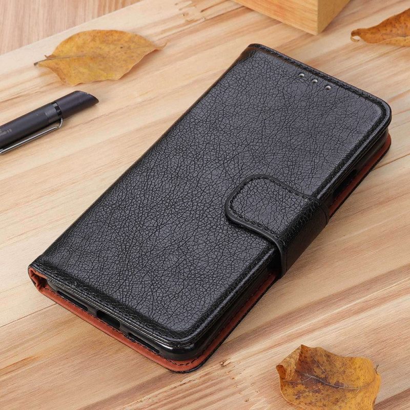 Κάλυμμα iPhone 15 Plus Split Nappa Leather