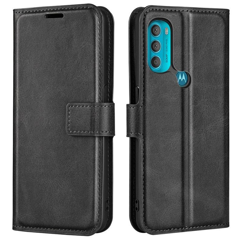 Κάλυμμα Moto G71 5G Slim Extreme Leather Effect