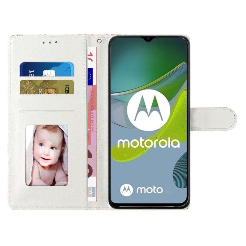 Κάλυμμα Moto G73 5G με κορδονι Strappy Ανανάς