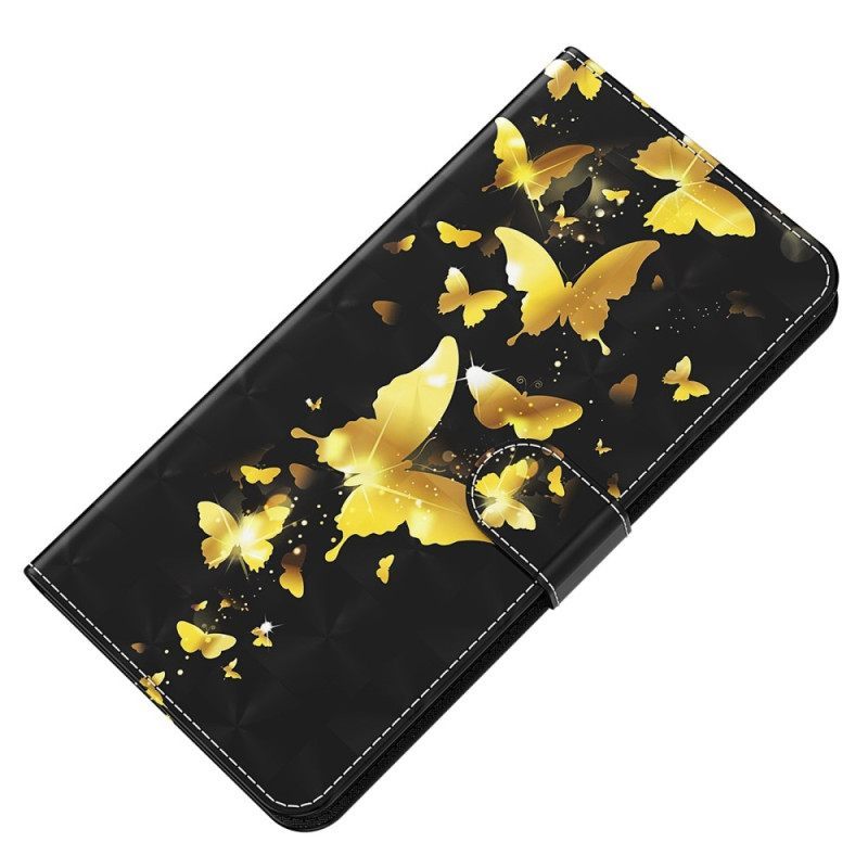 Κάλυμμα Oppo A54 5G / A74 5G με κορδονι Πεταλούδες Στρινγκ