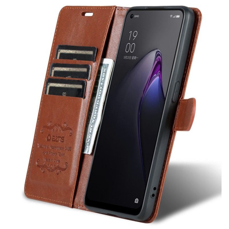 Κάλυμμα Oppo Reno 8 Azns Faux Leather