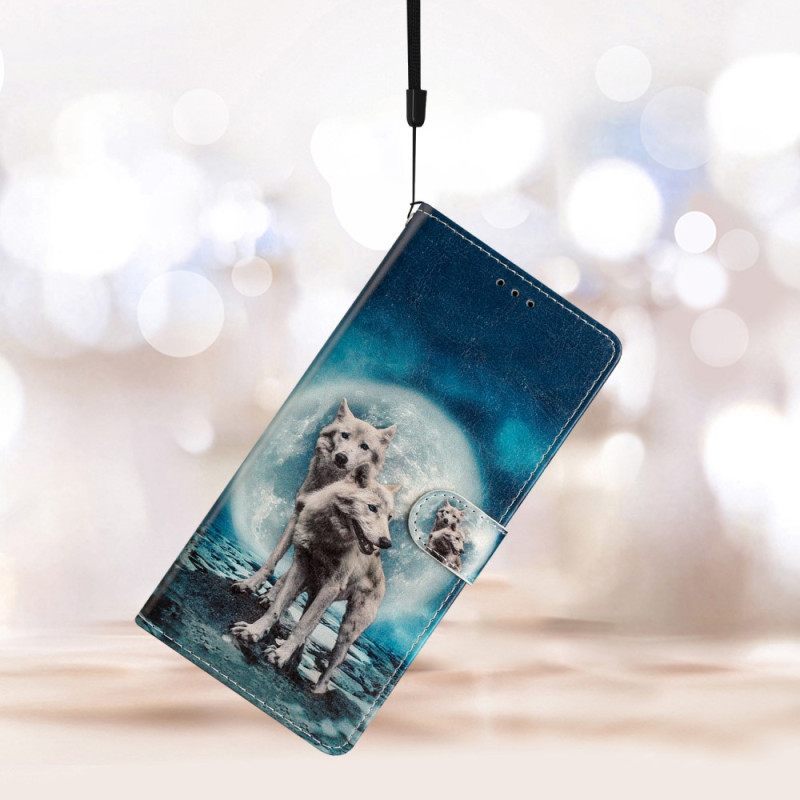 Κάλυμμα Oppo Reno 8 με κορδονι Lanyard Wolf