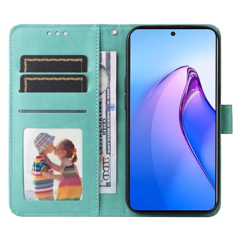 Κάλυμμα Oppo Reno 8 Pro με κορδονι Strappy Sunflower