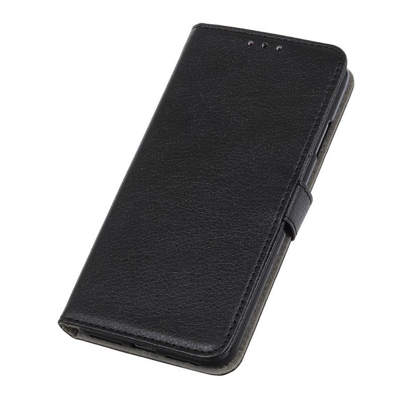 Κάλυμμα Samsung Galaxy A13 5G / A04s Premium Faux Leather Lychee