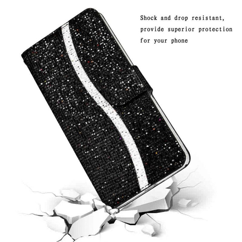 Κάλυμμα Samsung Galaxy A13 με κορδονι Strappy Sequins