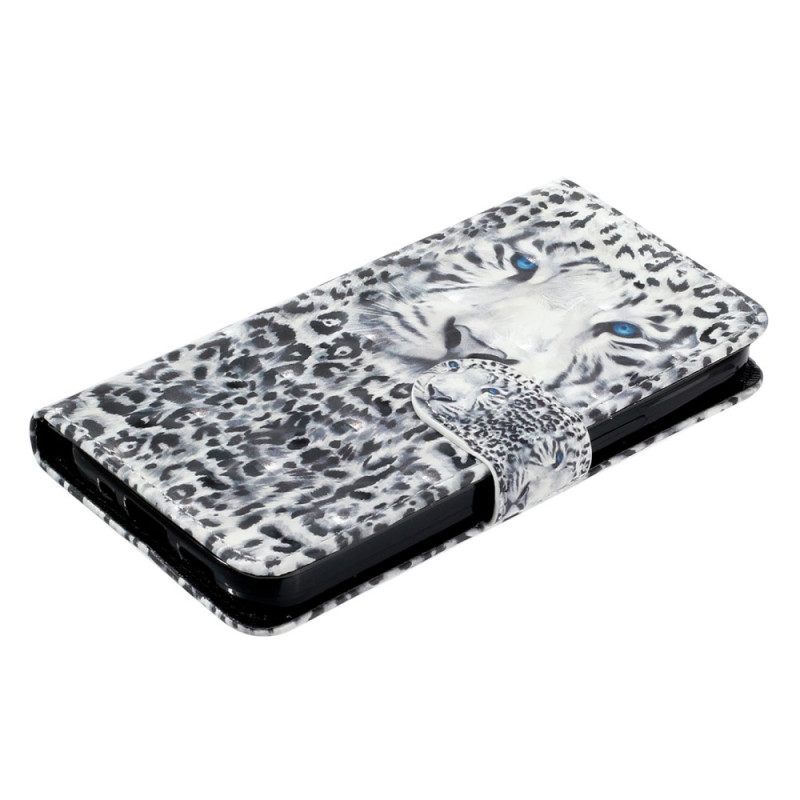 Κάλυμμα Samsung Galaxy A14 / A14 5G με κορδονι Strappy Leopard