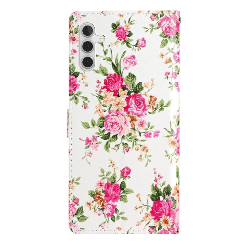 Κάλυμμα Samsung Galaxy A54 5G με κορδονι Strap Liberty Flowers