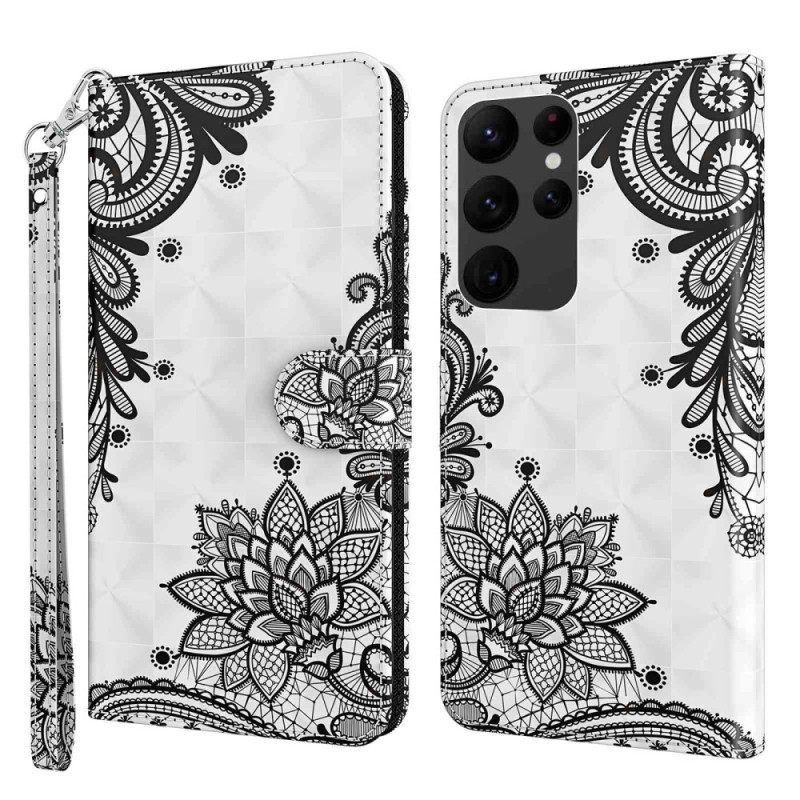 Κάλυμμα Samsung Galaxy S23 Ultra 5G με κορδονι Strappy Lace