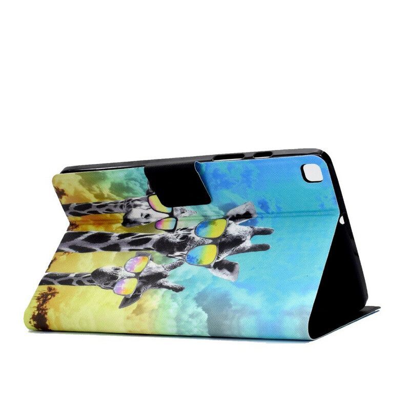 Κάλυμμα Samsung Galaxy Tab A7 Lite Funky Giraffes