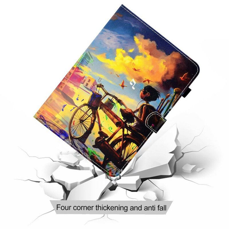 Κάλυμμα Samsung Galaxy Tab S8 / Tab S7 Bike Art