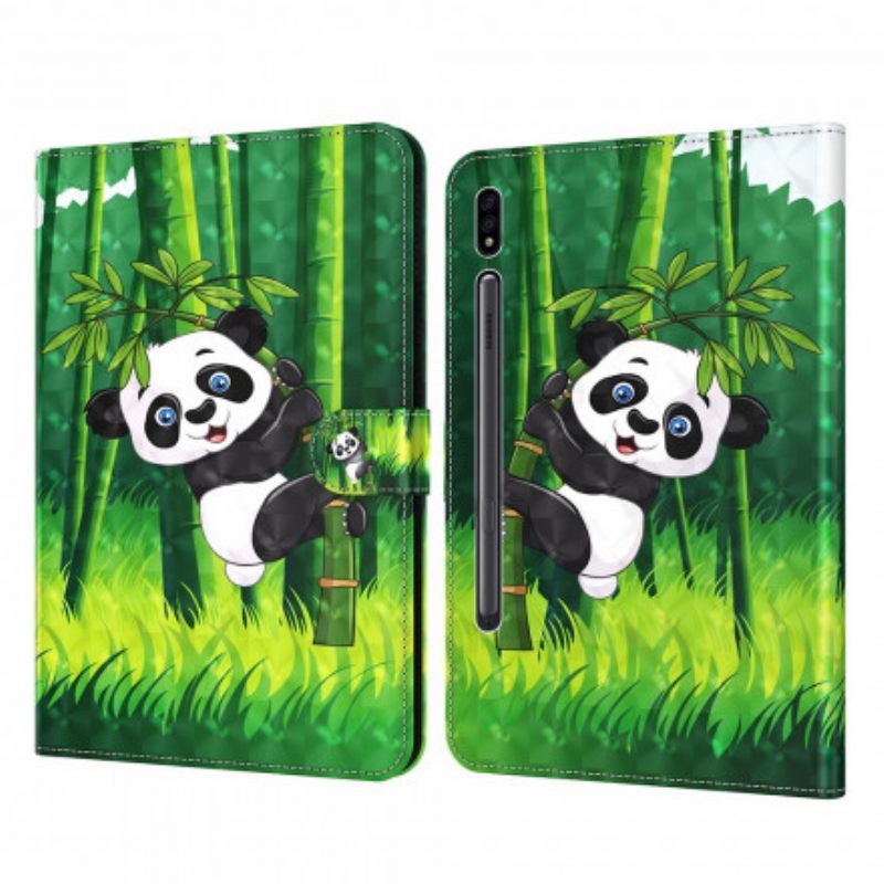 Κάλυμμα Samsung Galaxy Tab S8 / Tab S7 Faux Leather Panda