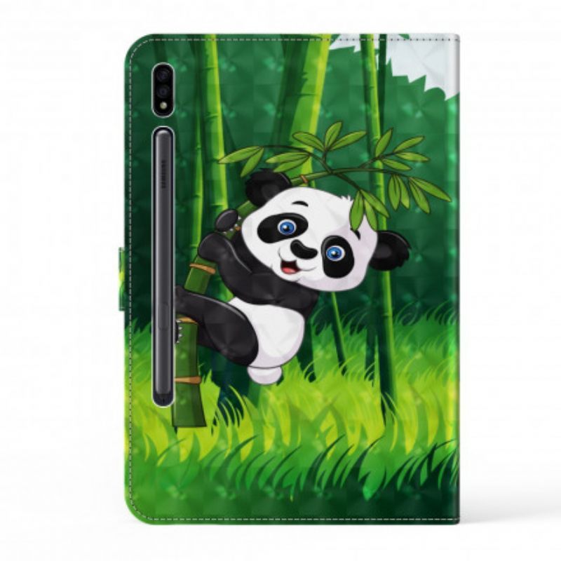 Κάλυμμα Samsung Galaxy Tab S8 / Tab S7 Faux Leather Panda