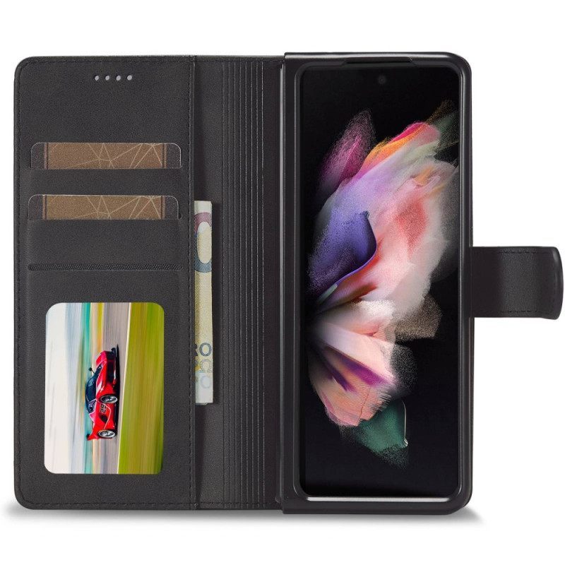 Κάλυμμα Samsung Galaxy Z Fold 4 Lc. Imeeke Classic Faux Leather