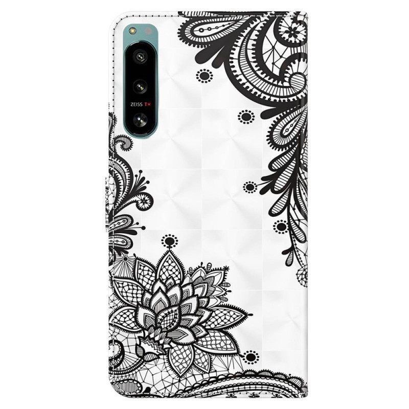 Κάλυμμα Sony Xperia 5 IV με κορδονι Strappy Lace