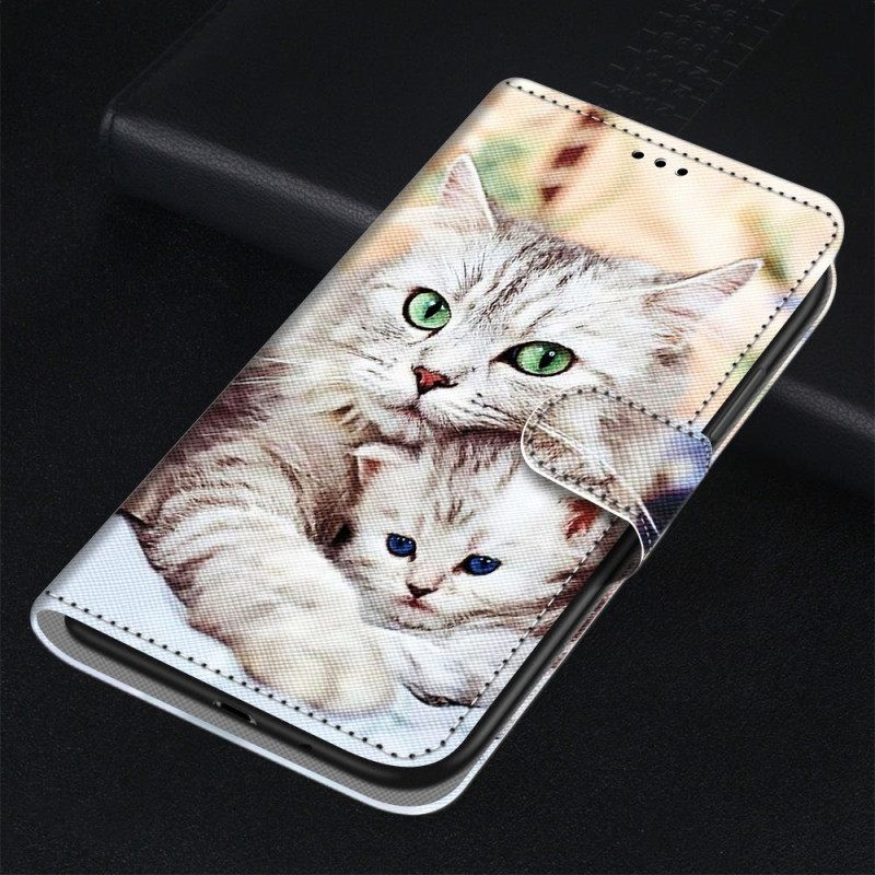 Κάλυμμα Xiaomi 12 / 12X με κορδονι Οικογένεια Strappy Cat