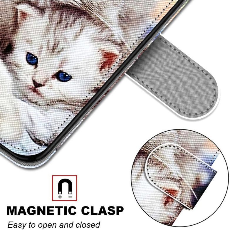 Κάλυμμα Xiaomi 12 / 12X με κορδονι Οικογένεια Strappy Cat