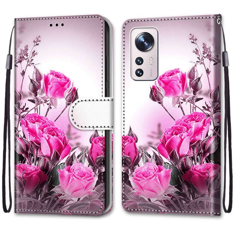 Κάλυμμα Xiaomi 12 / 12X με κορδονι Strappy Floral