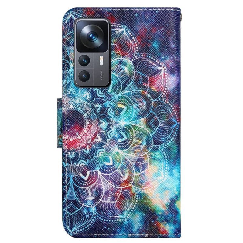 Κάλυμμα Xiaomi 12T / 12T Pro με κορδονι Flashy Strappy Mandala